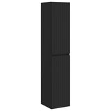 Bathroom Furniture Set 3 pcs Black 33 x 34.5 x 160 cm 3406084