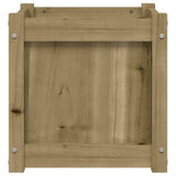 Garden Planter 40x40x40 cm Impregnated Wood Pine 837412