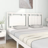 Bed Headboard White 165.5x4x100 cm Solid Pine Wood 817951