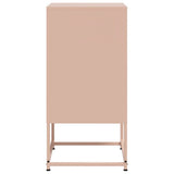 ZNTS Bedside Cabinets 2 pcs Pink 36x39x78 cm Steel 846569