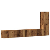 3 Piece TV Cabinet Set Wall-mounted Old Wood Engineered Wood 3329197