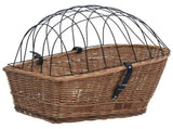 170903 Bike Rear Basket with Cover 55x31x36 cm Natural Willow