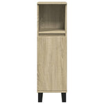 ZNTS Bathroom Cabinet Sonoma Oak 30x30x100 cm Engineered Wood 849672