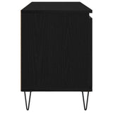 TV Cabinet Black Oak 104 x 35 x 50 cm Engineered Wood 881934