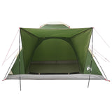 Camping Tent with Roof Green 4-Person Polyester and Steel 42028647