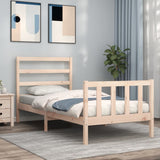 Bed Frame without Mattress 90x200 cm Solid Wood Pine 3191891