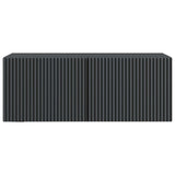 Wall-Mounted TV Cabinet Black 78.5 x 31 x 30 cm Engineered Wood 898546