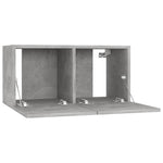 TV Cabinets 4 pcs Concrete Grey 60x30x30 cm Engineered Wood 3079059