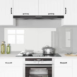 Kitchen Backsplash 2 pcs Transparent 80 x 60 cm Tempered Glass 3415535