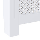 MDF Radiator Cover White 205 cm 325555