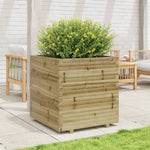 Garden Planter 70x70x72.5 cm Impregnated Wood Pine 3282588