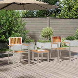 Garden Dining Set 3 pcs Brown 3334841