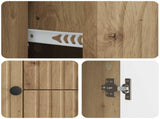 TV Cabinet Artisan Oak 89 x 34.5 x 60 cm Engineered Wood 894204