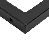 Basin Shelf Wall Mounted Steel and Solid Wood Beech 3302515