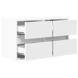 TV Wall Cabinet with LED Lights White 80x31x45 cm 852285