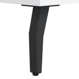 Bedside Cabinet White 40x35x47.5 cm Engineered Wood 827340