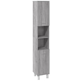 3 Piece Bathroom Cabinet Set Grey Sonoma Engineered Wood 3187607