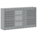 Tool Cabinet with Shelf Black and Grey 100 x 20 x 55 cm 4103473