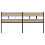 Replace Headboard Sonoma Oak 200 cm Iron and Engineered Wood 4017140