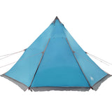 Family Tent Tipi 8-Person Blue Waterproof 4009446