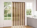Insect Curtain Chenille Brown and Beige 100 x 230 cm 100% PP 42034451