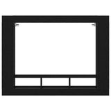 TV Cabinet Black oak 152 x 22 x 113 cm Engineered wood 861999