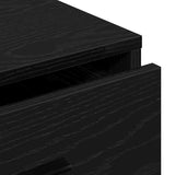Sideboard with Drawer Black oak 40 x 41 x 75 cm Engineered wood 865056