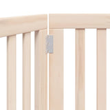Dog Gate Foldable 2 Panels 160 cm Poplar Wood 352240
