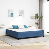 Bed Mattress with Mattress Blue 180 x 200 cm Fabric 42008304