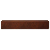 Garden Cover Profile 10 pcs 100 x 20 x 15 cm Weathering Steel 8012989