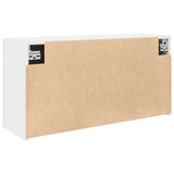 Bathroom Wall Cabinet White 80x25x40 cm Engineered Wood 860085