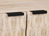 Coffee Table White 80 x 50 x 40 cm Solid Mango Wood 4017869