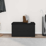Storage Bench Black Oak 82 x 42 x 45 cm Engineered Wood 862984