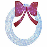 Wreath with 150 LEDs Blue 120 cm Acrylic 42019131