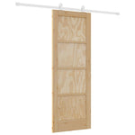 Sliding Door Set ORKDAL Natural and white 73.5 x 198.5 cm 3333410