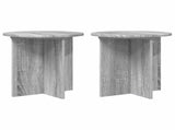 Plant Stand 2 pcs Grey Sonoma 40 x 40 x 40 cm Engineered Wood 899732