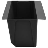 Flower Boxes for Euro Pallets 24 pcs Black 36 x 13.5 x 9.5 cm 42037211