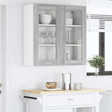 Hanging Cabinet Grey Sonoma 80 x 31 x 80 cm Engineered Wood 884327