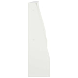 Retaining Wall 2 pcs 40 x 12 x 40 cm Steel White 8015249