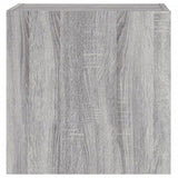 TV Wall Cabinets 2 pcs Grey Sonoma 40.5x30x40 cm Engineered Wood 836907