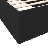 Bed Frame without Mattress Black 90x200 cm 3281057