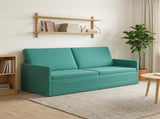 3 Seater Sofa Turquoise 190 x 81 x 82 cm Velvet 42041130