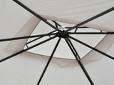 3 x 3 Garden Gazebo Patio Party Tent Shelter Outdoor Canopy Double Tier Sun Shade Metal Frame T3398P315401