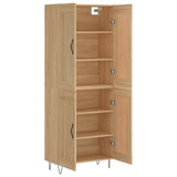 Highboard Sonoma Oak 69,5x34x180 cm Engineered Wood 3199716
