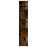 Corner Cabinet Smoked Oak 33x33x164.5 cm Engineered Wood 816026