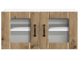 Wall Glass Cabinet LUCCA Artisan Oak 60 x 31 x 40 cm 884983