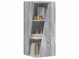 Side Shelf Grey Sonoma 33 x 32 x 100.5 cm Engineered Wood 892423