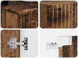 Bathroom Furniture Set 3 pcs Old Wood 33 x 34.5 x 160 cm 3406051
