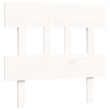 Bed Frame without Mattress White 90x200 cm Solid Wood 3195142