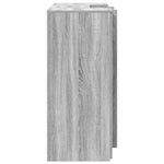 Reception Desk Grey Sonoma 135x50x103.5 cm Engineered Wood 3324192